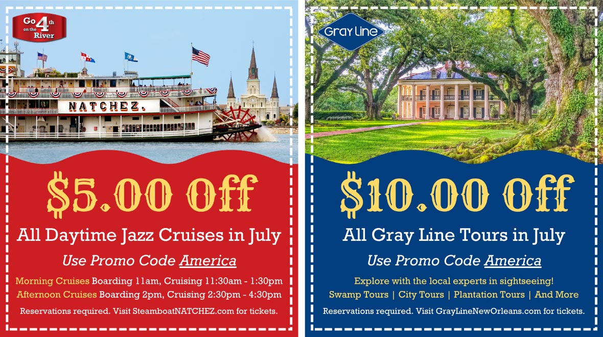 Steamboat Natchez Coupon Promotion